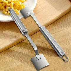 Corn Stripping Tool Thresher Remover Long Handle Stainless Steel Cutter Home Us