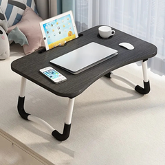 Laptop Tray Lap Desk Stand Foldable Bed Table Notebook Tray Cup Slot, 2 Pack
