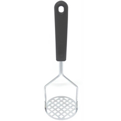 Potato Mash Vegetable Masher Kitchen Gadget Hand Tool 10" Stainless Steel Metal