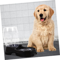 Pet Dog Cat Waterer Automatic Dispenser, Dog Cat Drink Water Gravity Large Bowl