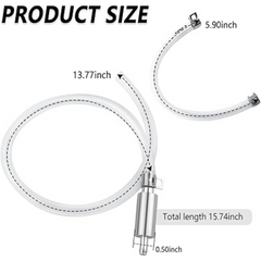 Car Brake Bleeder Hose with One Way Check Valve,Durable Brake Fluid Bleeder Hose
