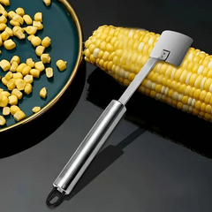 Corn Stripping Tool Thresher Remover Long Handle Stainless Steel Cutter Home Us