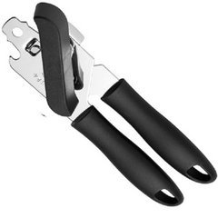 Heavy Duty Can Opener Smooth Edge Manual Stainless Steel Handy Easy Turn Knob