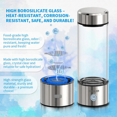 Hydrogen Rich Alkaline Water Ionizer Generator Bottle Cup Portable Mug 420ml USB