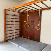 Climbing Wall with Monkey Bar