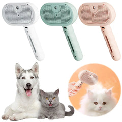3-in-1 Pet Steam Brush for Cats & Dogs