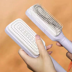 One-Click Self-Cleaning Hairbrush | 3D Air Cushion Massage Brush