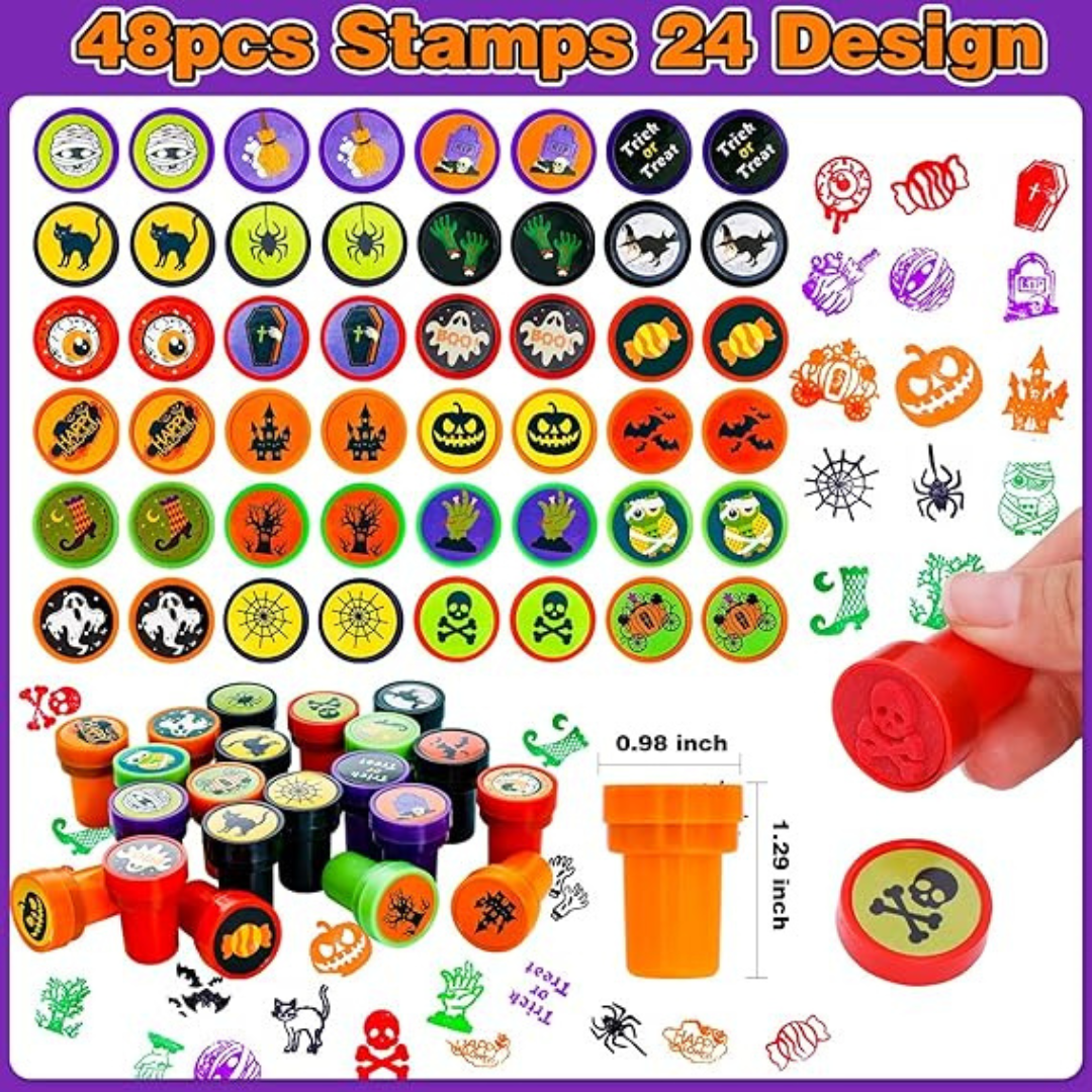 Halloween Party Favors for Kids Toys 264Pcs Halloween Prizes Bulk for Kids