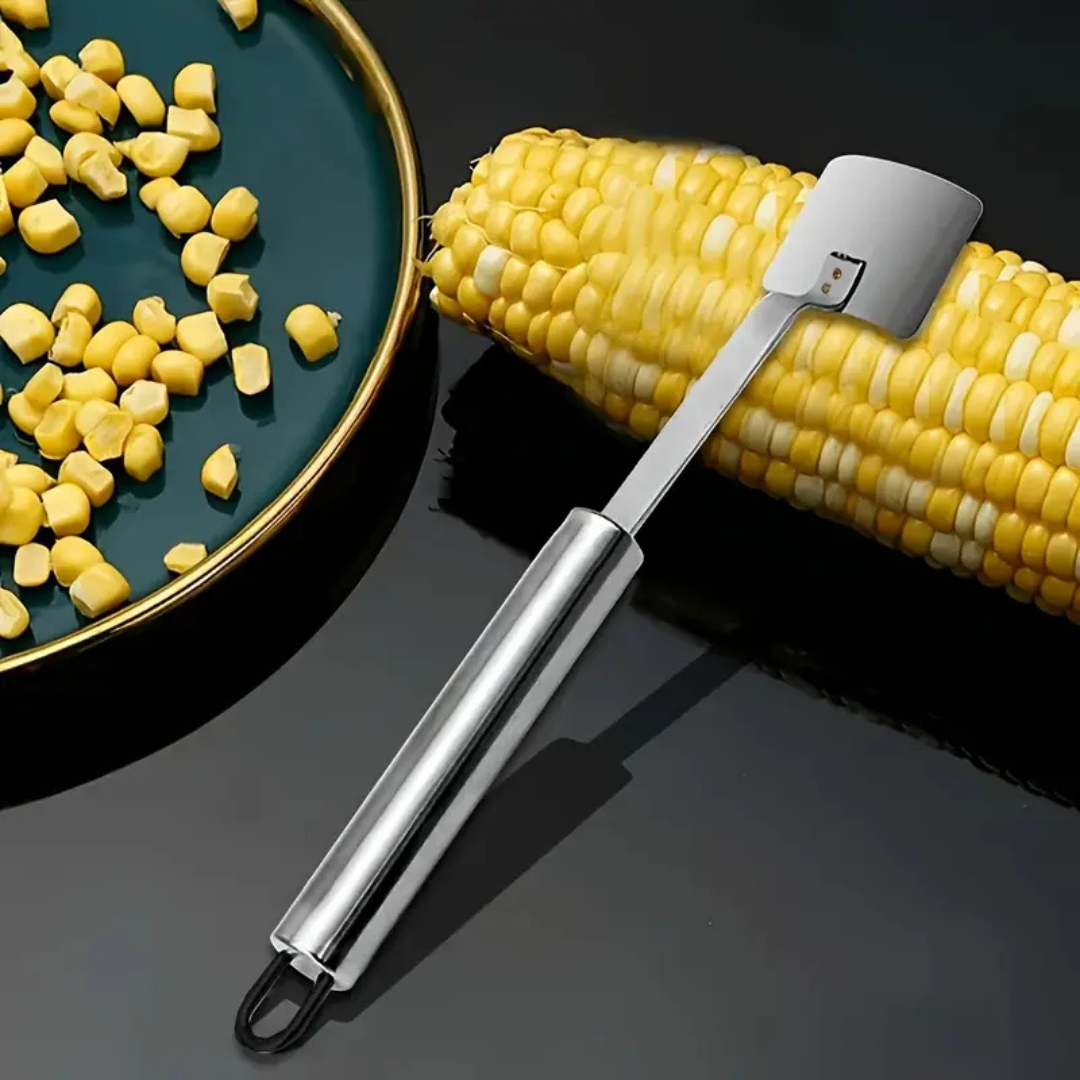 Corn Stripping Tool Thresher Remover Long Handle Stainless Steel Cutter Home Us