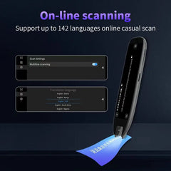 2-in-1 AI Scan & Voice Translator Pen  134 Languages