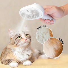 3-in-1 Pet Steam Brush for Cats & Dogs