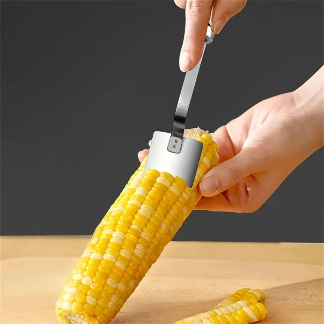Corn Stripping Tool Thresher Remover Long Handle Stainless Steel Cutter Home Us