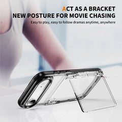 Clear iPhone Case with Card Holder,  Kickstand and Slim Wallet Cover