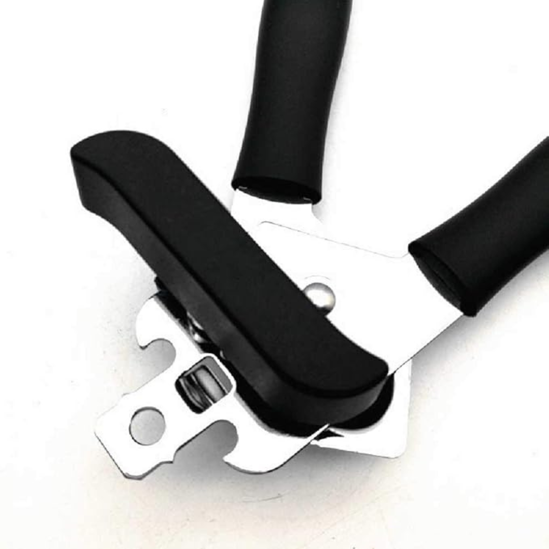 Heavy Duty Can Opener Smooth Edge Manual Stainless Steel Handy Easy Turn Knob