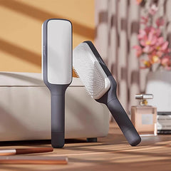 One-Click Self-Cleaning Hairbrush | 3D Air Cushion Massage Brush