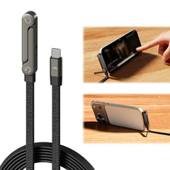 2-in-1 Charging Cable Stand invisible metal stand