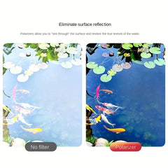 52mm Clip-On CPL Phone Lens Filter