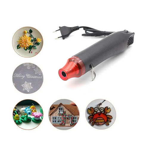300W Handheld Hot Air Gun Portable Mini Heat Gun for DIY Crafts Shrink Wrapping