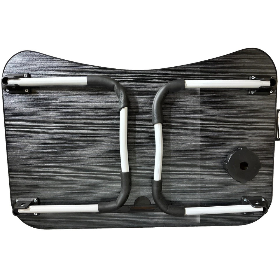 Laptop Tray Lap Desk Stand Foldable Bed Table Notebook Tray Cup Slot, 2 Pack