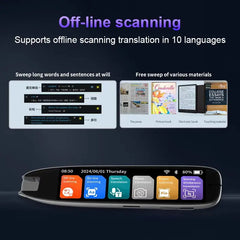 2-in-1 AI Scan & Voice Translator Pen  134 Languages