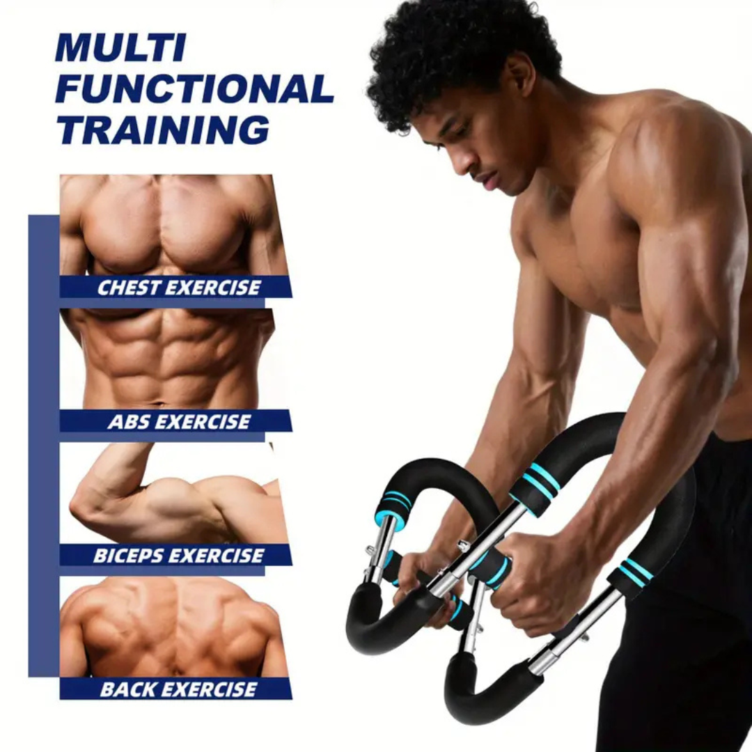 Gorilla Bar Twister Arm & Chest Trainer for Men – Adjustable 60-100lb Chest S...