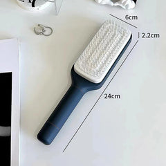 One-Click Self-Cleaning Hairbrush | 3D Air Cushion Massage Brush