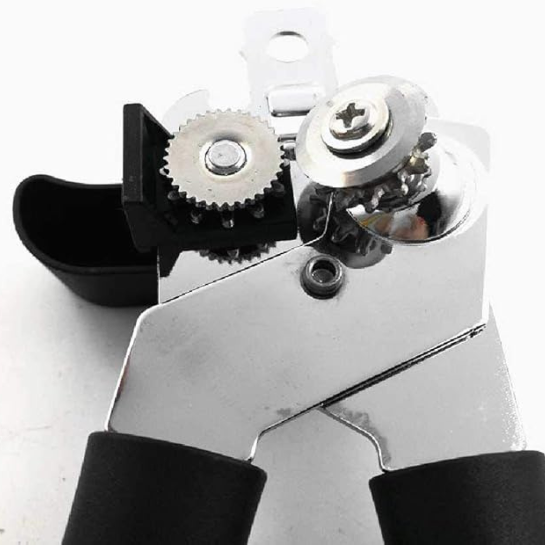 Heavy Duty Can Opener Smooth Edge Manual Stainless Steel Handy Easy Turn Knob