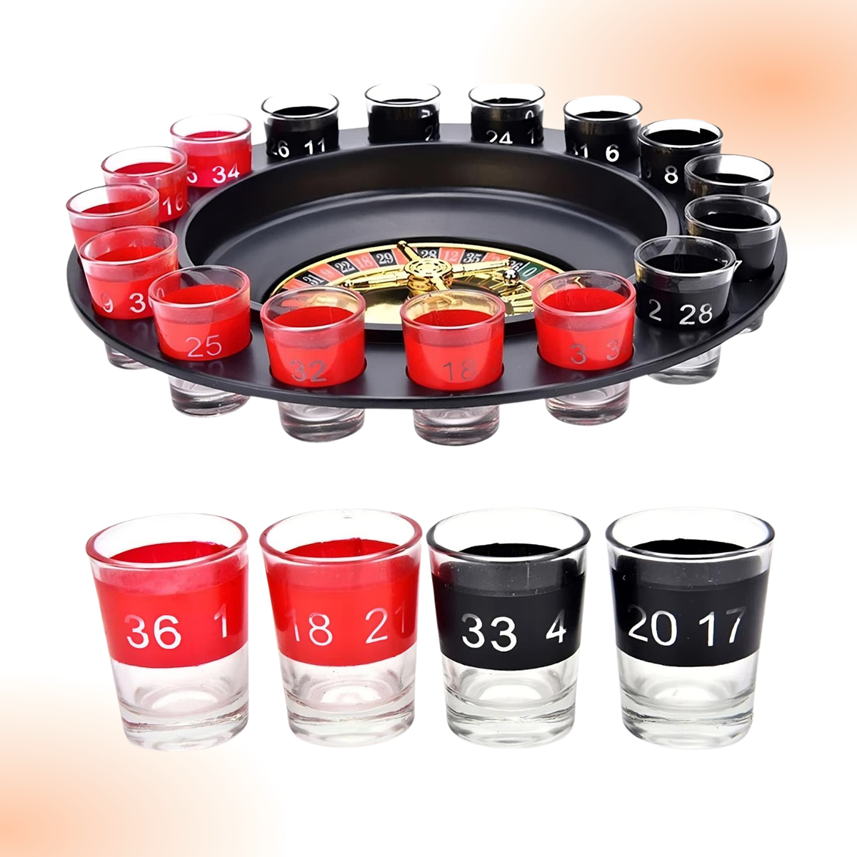 Shot Glass Roulette Drinking Game