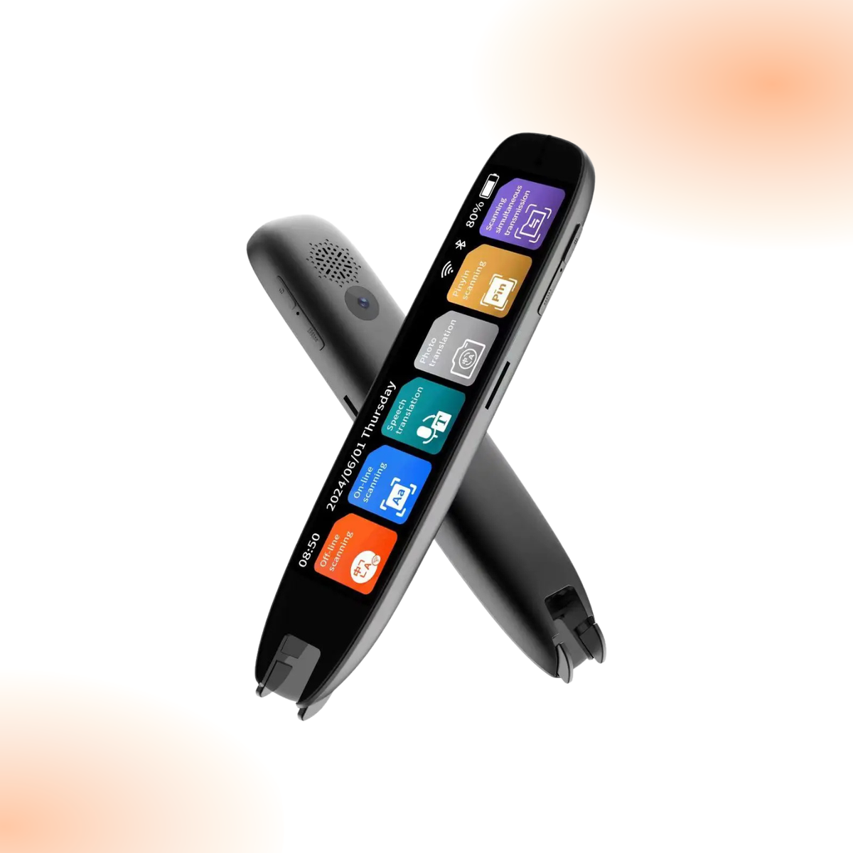 2-in-1 AI Scan & Voice Translator Pen  134 Languages