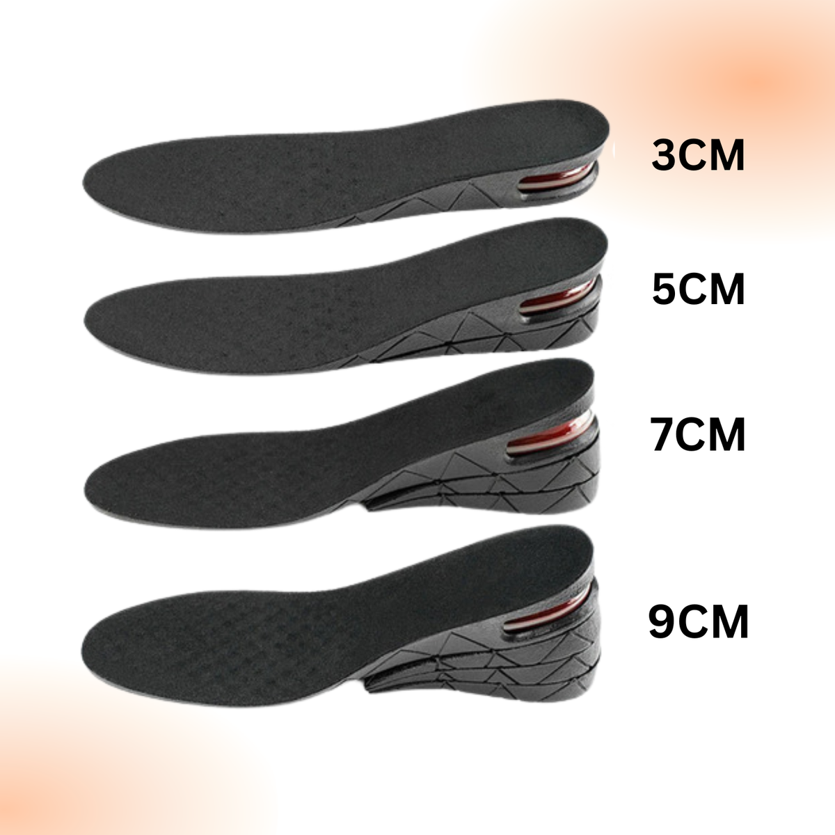 Adjustable Height-Increasing Insoles – Secret Stature & Comfort
