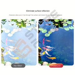 52mm Clip-On CPL Phone Lens Filter