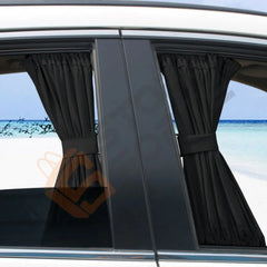 Car Side Window Curtain Blinds and Anti-UV & Privacy Sun Shade