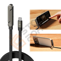 2-in-1 Charging Cable Stand invisible metal stand