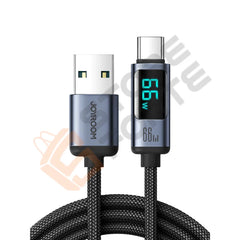 USB-C to USB-C 100W Fast Charging Cable with LED Display