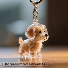 Pet Hair Memory Keychain – A Heartfelt Tribute