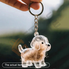 Pet Hair Memory Keychain – A Heartfelt Tribute