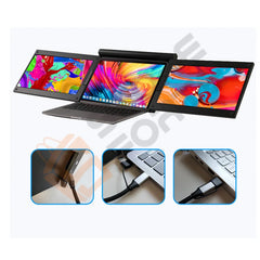 Portable Dual Screen Monitor for Laptop