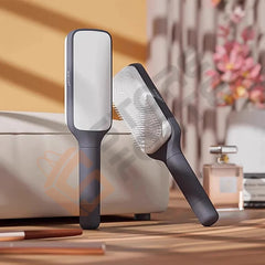 One-Click Self-Cleaning Hairbrush | 3D Air Cushion Massage Brush