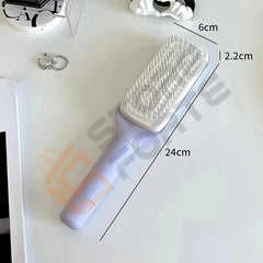 One-Click Self-Cleaning Hairbrush | 3D Air Cushion Massage Brush