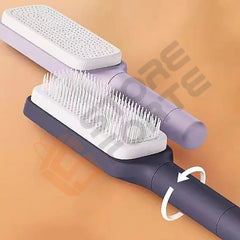One-Click Self-Cleaning Hairbrush | 3D Air Cushion Massage Brush