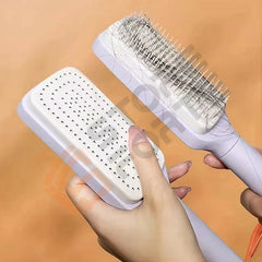 One-Click Self-Cleaning Hairbrush | 3D Air Cushion Massage Brush