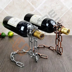 Floating Chain Wine Bottle Holder