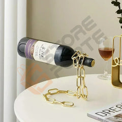 Floating Chain Wine Bottle Holder